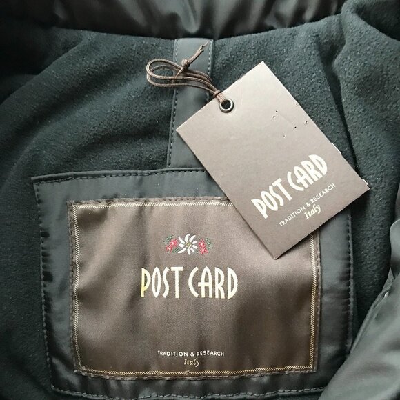POST CARD in “HOUSE OF GUCCI”  Luxury Black Ski Jacket, detach hood, NWT sz 4 - Picture 11 of 16